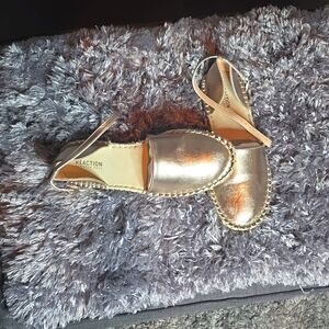 Rose Gold Espadrille Sandles